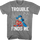 Trouble Finds Me Mega Man T-Shirt