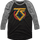 Twisted Sister Raglan Baseball Shirt