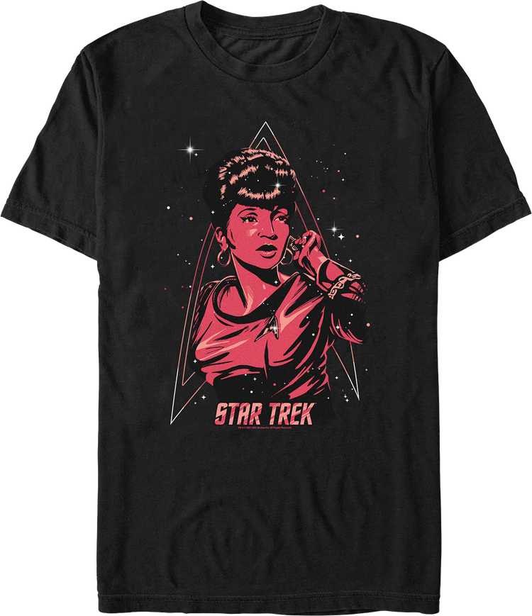 Uhura Celestial Reflection Star Trek T-Shirt