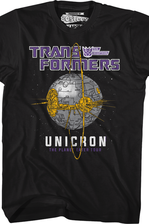 Unicron The Planet Eater Tour Transformers T-Shirt