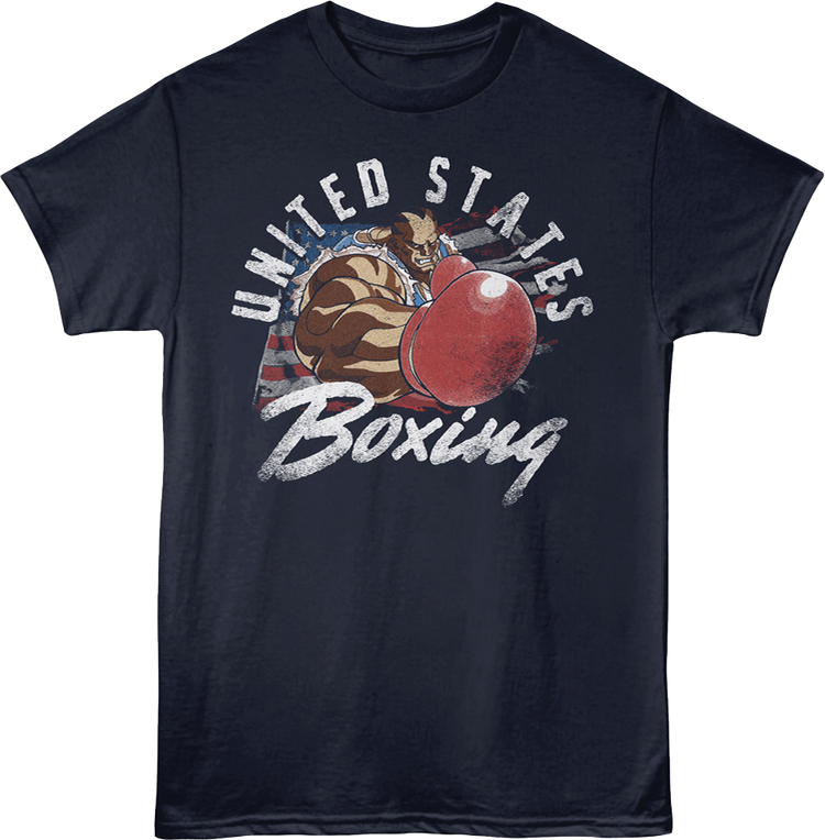 United States Boxing Street Fighter T-Shirt