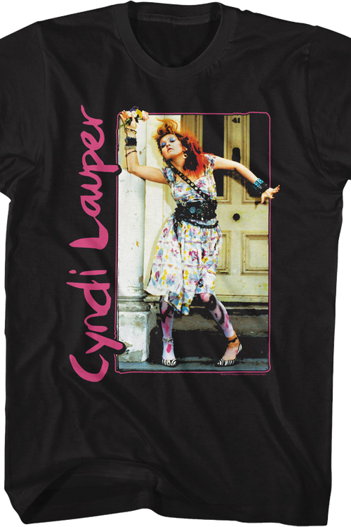 Unusual Pose Cyndi Lauper T-Shirt