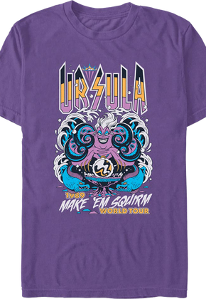 Ursula Make 'Em Squirm World Tour Little Mermaid T-Shirt