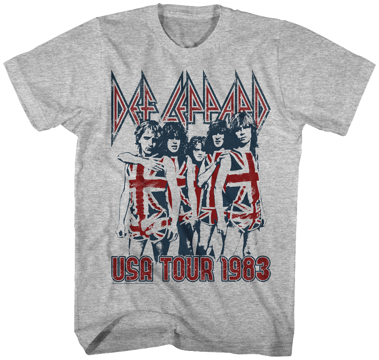 USA Tour 1983 Def Leppard T-Shirt