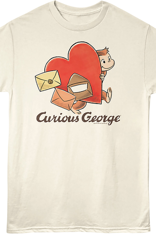 Valentine's Day Mail Curious George T-Shirt