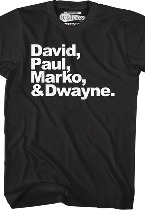 Vampire Names Lost Boys T-Shirt