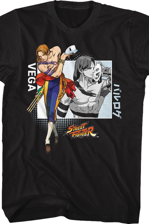 Vega Unmasked Street Fighter T-Shirt