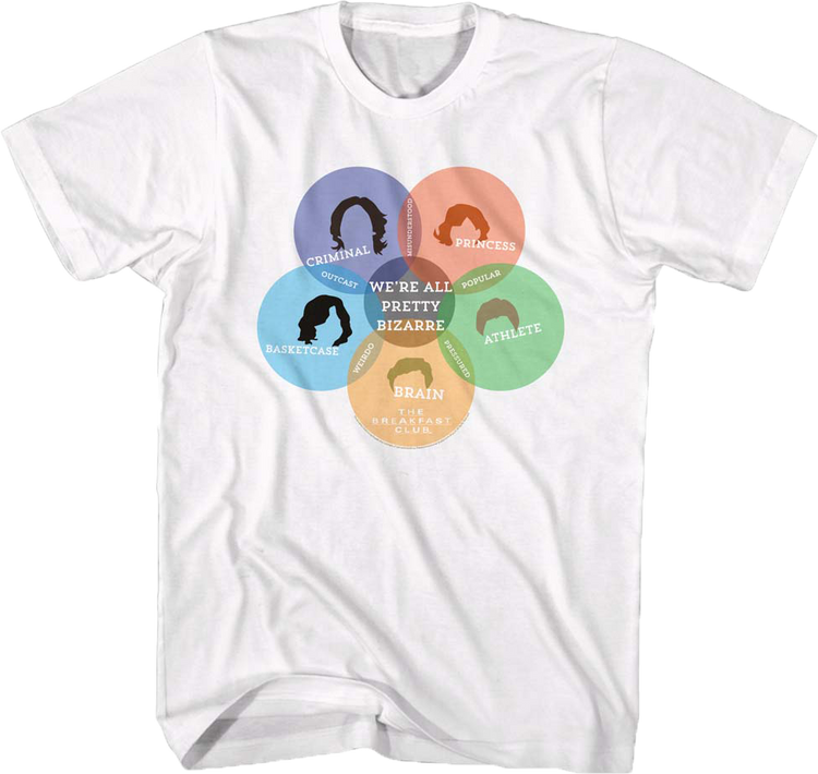 Venn Diagram Breakfast Club T-Shirt