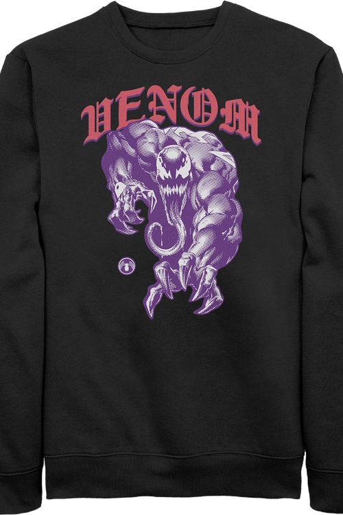 Venom Attack Marvel Comics Sweatshirt