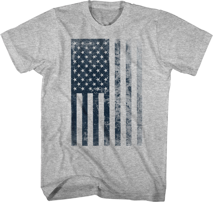 Vertical American Flag T-Shirt