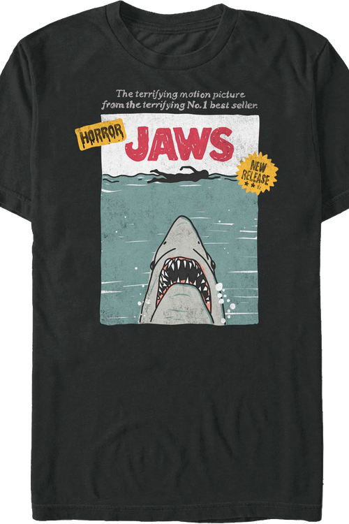 VHS New Release Jaws T-Shirt