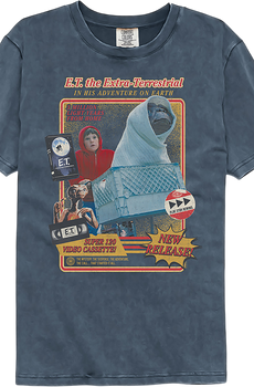 Video Cassette E.T. The Extra-Terrestrial Comfort Colors Brand T-Shirt