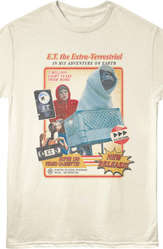 Video Cassette E.T. The Extra-Terrestrial T-Shirt