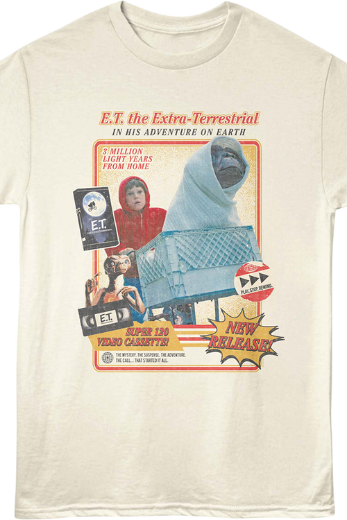 Video Cassette E.T. The Extra-Terrestrial T-Shirt
