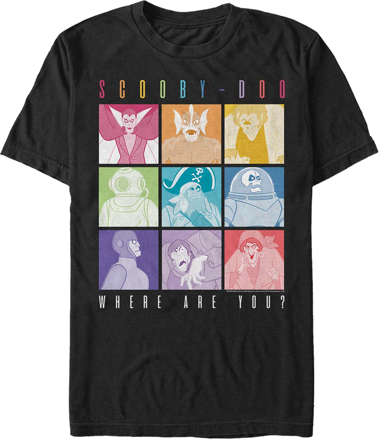 Villain Blocks Scooby-Doo T-Shirt