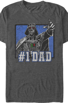 Vintage #1 Dad Darth Vader Star Wars T-Shirt