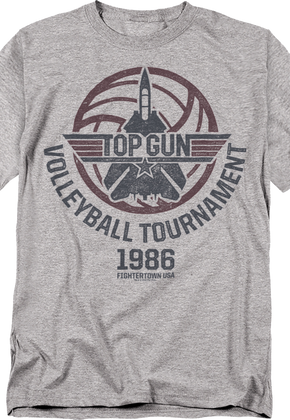Vintage 1986 Volleyball Tournament Top Gun T-Shirt