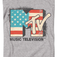 Vintage American Flag Logo MTV T-Shirt thumbnail