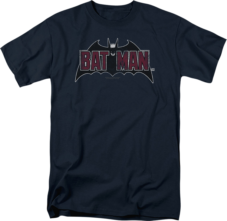 Vintage Blue Batman Logo DC Comics T-Shirt