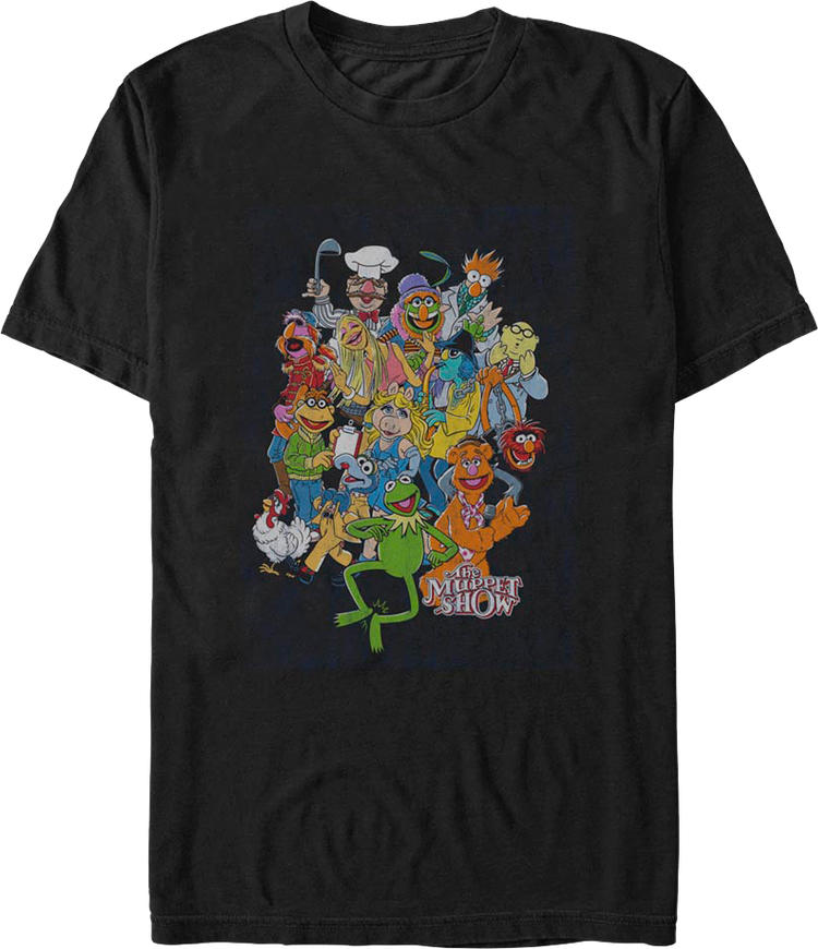Vintage Cast Photo Muppets T-Shirt