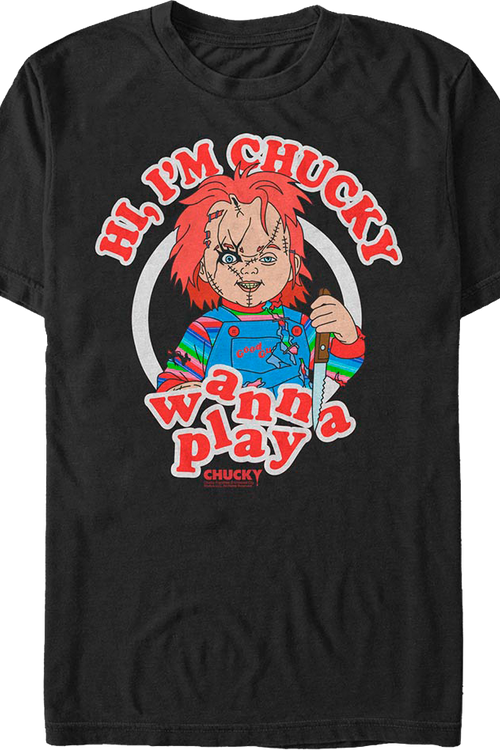 Vintage Chucky Wanna Play Child's Play T-Shirt