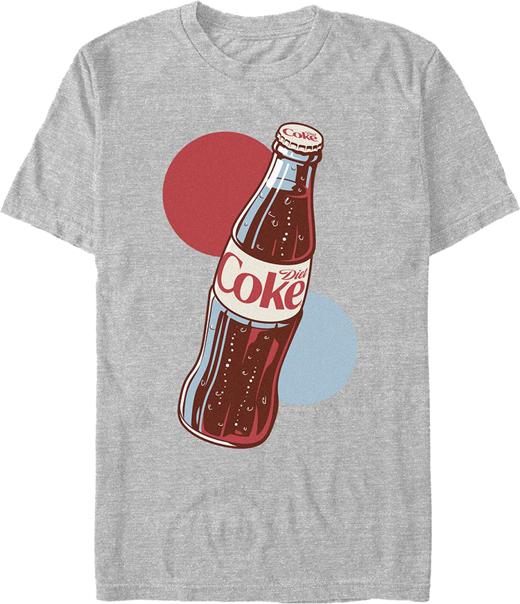 Vintage Circles & Bottle Diet Coke T-Shirt