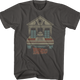 DeLorean And Clock Tower Back To The Future T-Shirt thumbnail