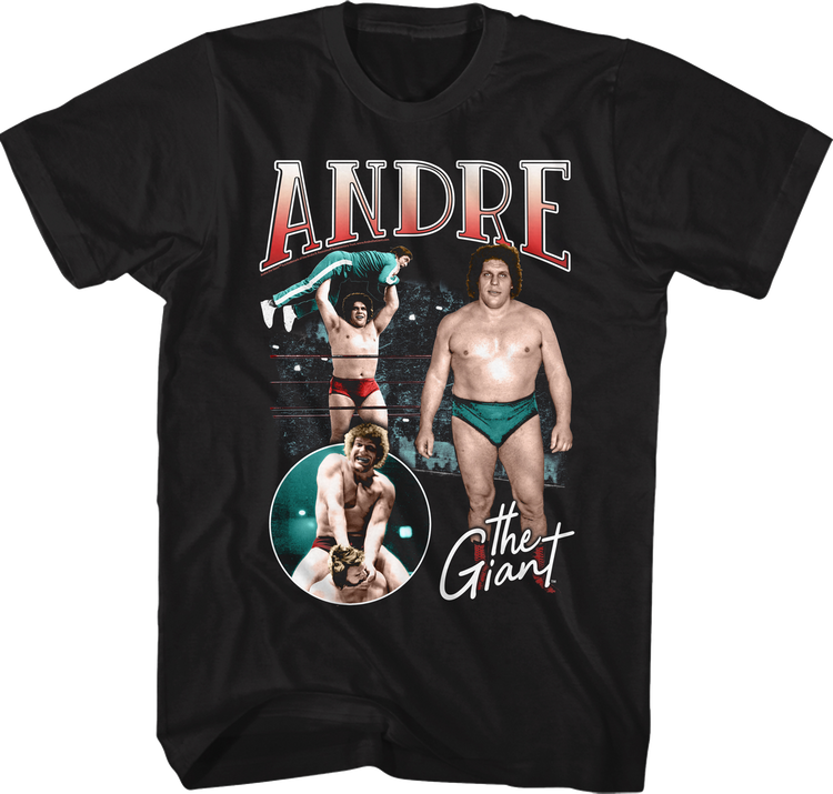 Vintage Collage Andre The Giant T-Shirt