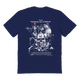Blue Vintage Collage Poster Terminator T-Shirt thumbnail