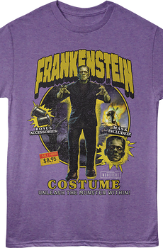 Vintage Costume Unleash The Monster Within Frankenstein T-Shirt