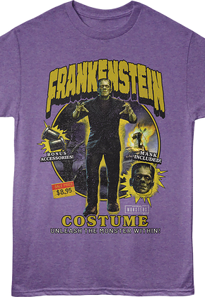 Vintage Costume Unleash The Monster Within Frankenstein T-Shirt