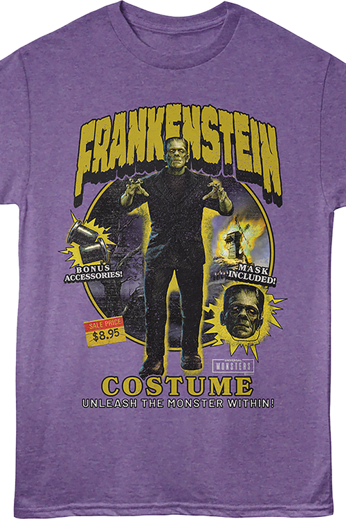 Vintage Costume Unleash The Monster Within Frankenstein T-Shirt