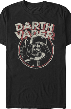 Vintage Darth Vader Circle Star Wars T-Shirt