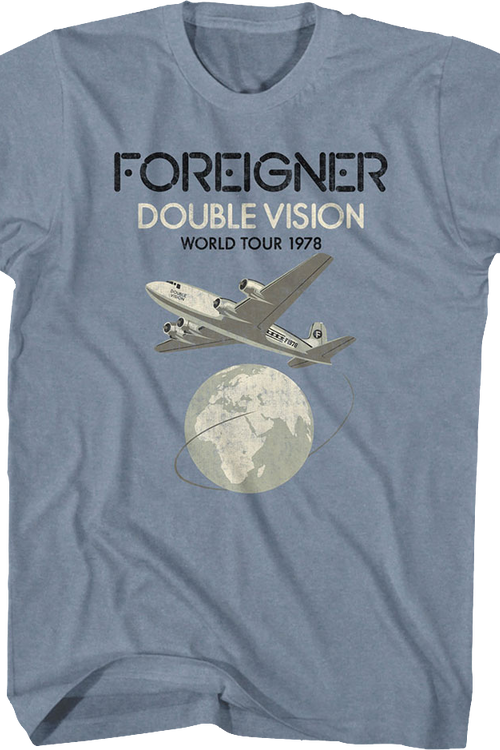 Vintage Double Vision World Tour Foreigner T-Shirt