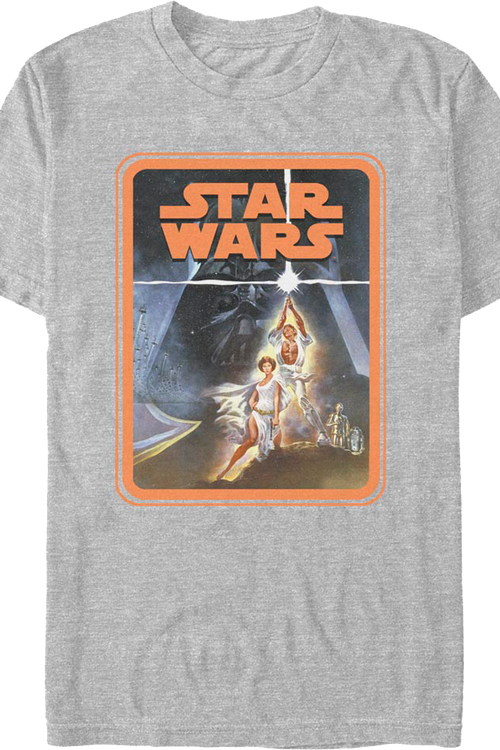 Vintage Episode IV Poster Frame Star Wars T-Shirt
