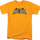 Vintage Gold Batman Logo DC Comics T-Shirt