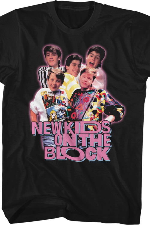 Vintage Group Photo New Kids On The Block T-Shirt