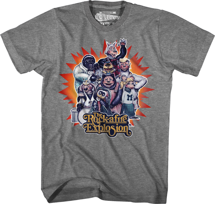 Vintage Group Photo Rock-afire Explosion T-Shirt