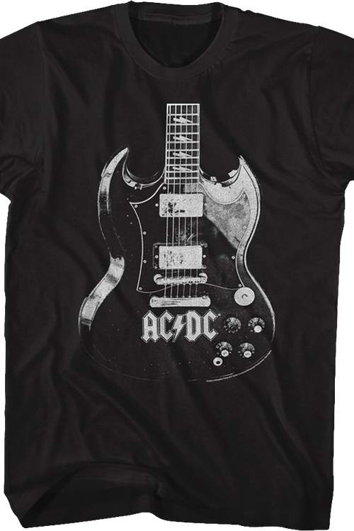 Vintage Guitar ACDC Shirt