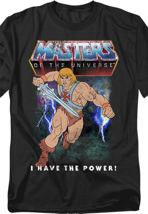 Vintage He-Man I Have The Power Pose Masters Of The Universe T-Shirt