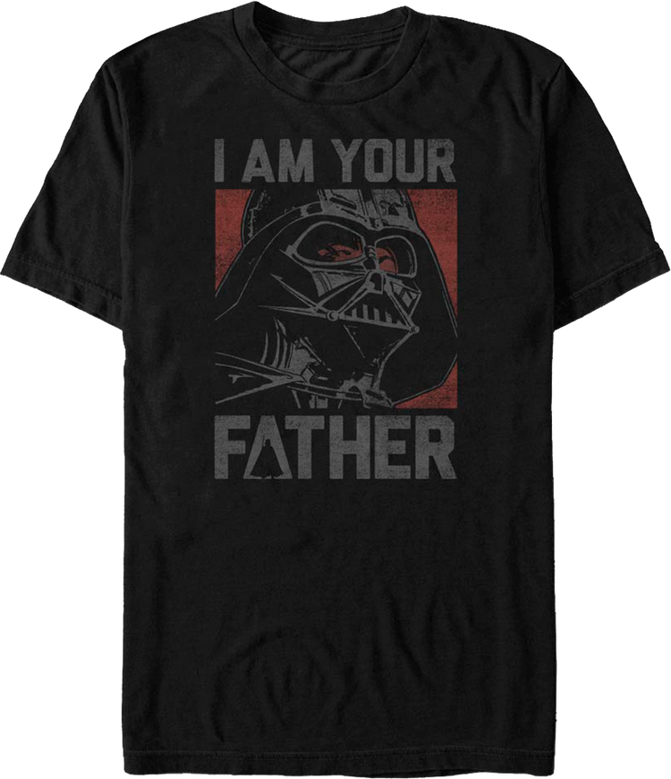 Vintage I Am Your Father Darth Vader Star Wars T-Shirt