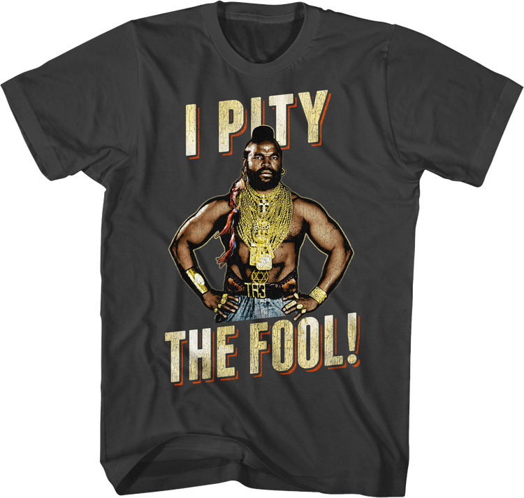 Vintage I Pity The Fool Mr. T Shirt