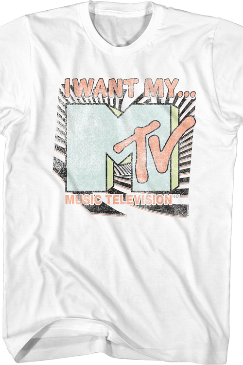 Vintage I Want My MTV Shirt