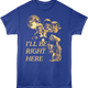Vintage I'll Be Right Here E.T. The Extra-Terrestrial T-Shirt thumbnail