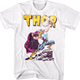 Vintage Lightning Strike Thor Marvel Comics T-Shirt thumbnail