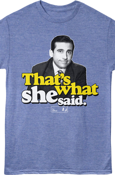 Vintage Michael Scott That's What She Said The Office T-Shirt