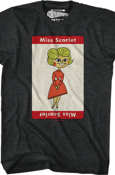 Vintage Miss Scarlet Clue T-Shirt