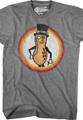 Vintage Mr. Peanut Circle Planters T-Shirt