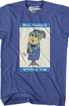 Vintage Mrs. Peacock Clue T-Shirt