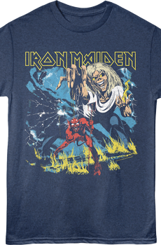 Vintage Number Of The Beast Iron Maiden T-Shirt